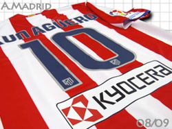 Atletico Madrid 2008-2009 Home #10 KUN AGUERO@Ag`RE}h[h@NEAOG