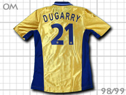 Olympique de Marseille 1998/1999 100-year 3rd #21 DUGARRY adidas@IsbNE}ZC@100N@T[h@NXgt@[EfK[@@AfB_X