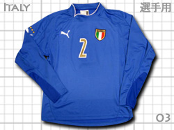Italy Puma 2003 Home Players' issued #2@C^A\@2ԁ@Ixi