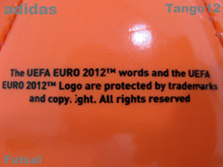 adidas Futsal ball Tango12 EURO2012�@�A�f�B�_�X�@�t�b�g�T���{�[���@�^���S12�@���[��12�@���B�I�茠