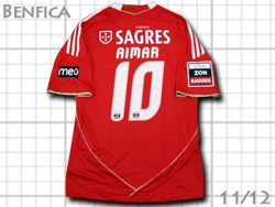 Benfica 2011/2012 Home #10 AIMAR adidas@xtBJ@z[@puEAC}[@AfB_X v13581