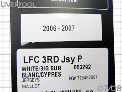 Liverpool authentic 2006-2007 リバプール 選手用