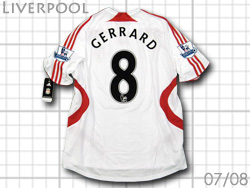 Liverpool 2007-2008 away GERRARD