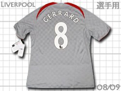 Liverpool 2008-2009 Away Players' issued #8 GERRARD@ov[@Ip@AEFC@[
