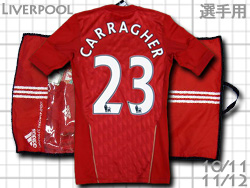 Liverpool adidas 2011/2012 Home #23 CARRAGHER Techfit Authentic@ov[@z[@AfB_X@WFC~[ELK[@ebNtBbg@I[ZeBbN@P96687