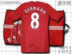 Liverpool adidas 2011/2012 Home #8 GERRARD Techfit Authentic@ov[@z[@AfB_X@WF[h@ebNtBbg@I[ZeBbN@P96687