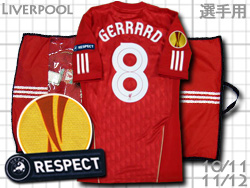 Liverpool adidas 2011/2012 Home #8 GERRARD Techfit Authentic@ov[@z[@AfB_X@WF[h@ebNtBbg@I[ZeBbN@P96687