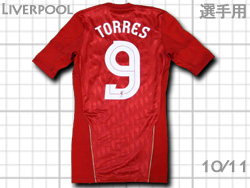 Liverpool adidas 2011/2012 Home #9 TORRES Techfit Authentic　リバプール　ホーム　アディダス　フェルナンド・トーレス　テックフィット　オーセンティック　P96687