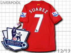 Liverpool Warrior 2012/2013 Home #7 SUAREZ@ov[@z[@CXEXAX@EH[A[