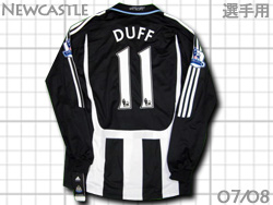 Newcastle United 2007-2009 Home Players' Issue #11 DUFF ニューキャッスル　選手用　ダミアン・ダフ
