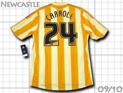 NewCastle United 2009-2010 Away #24 CARROLL@j[LbXEiCebh@AEFC@L