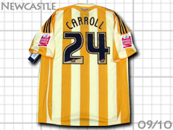 NewCastle United 2009-2010 Away #24 CARROLL　ニューキャッスル・ユナイテッド　アウェイ　キャロル