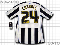 NewCastle United 2009-2010 Home #24 CARROLL@j[LbXEiCebh@z[@L