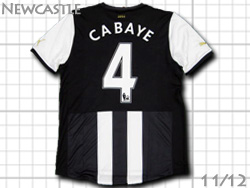 Newcastle United 2011-2012 Home #4 CABAYE　ニューキャッスル・ユナイテッド　ホーム　ババイェ
