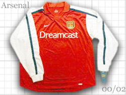 Arsenal 2000-2002 Home@A[Zi@z[@{Iݐ