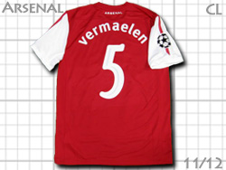 Arsenal 2011-2012 Home 125-year #5 vermaelen UEFA champions league@A[Zi@z[@125N@tF}[@`sIY[O@423980