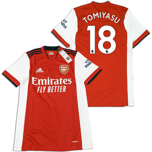 Arsenal 21/22 Home #18 TOMIYASU@A[Zi@z[@y