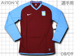 Aston Villa Players' Issued 2008-2009 Home AXgr@Ip@z[