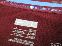 Aston Villa Players' Issued 2008-2009 Home AXgr@Ip@z[