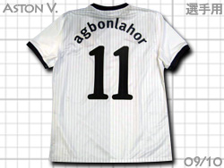 Aston Villa 2009-2010 Away Players' Issued #11 AGBONLAHOR@AXgB@AEFC@Ix@AO{z[