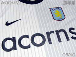 Aston Villa 2009-2010 Away Players' Issued　アストンヴィラ　アウェイ　選手支給