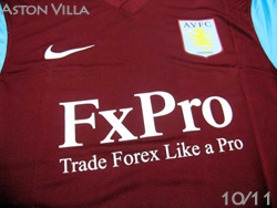 AstonVilla 10/11 Home Players' edition Nike@AXgr@z[@Ip@iCL