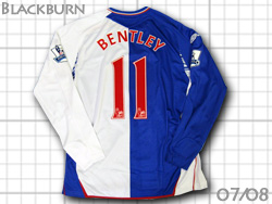 Blackburn Rovers 2007-2008 Home #11 BENTLEY@ubNo[E[o[Y@z[@xg[