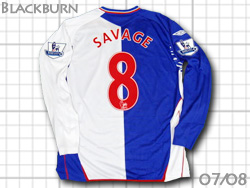 Blackburn Rovers 2007-2008 Home #8@SAVAGE@ubNo[E[o[Y@z[@Tx[W