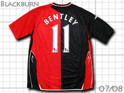 Blackburn Rovers 2007-2008 Away #11 BENTLEY@ubNo[E[o[Y@AEFC@xg[
