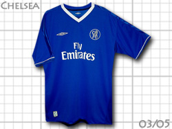 chelsea fc チェルシー　2001 2003 01/03 HOME丈半袖