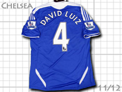 Chelsea 2011/2012 Home@adidas #4 DAVID LUIZ@`FV[@z[@_rhECX@AfB_X