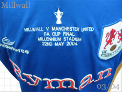 Millwall 2003/2004 FA cup Final　ミルウォール　FAカップ決勝モデル　マクロン
