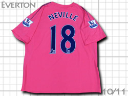 Everton 2010/2011 Away #18 NEVILLE@Go[g@AEFC@tBElr