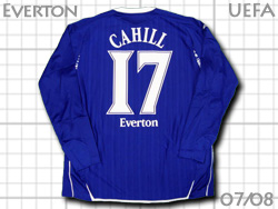 Everton FC 2007-2008 #17 CAHILL エバートン カーヒル UEFA cup