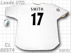 Leeds united 2000-2001-2002 Home Champions league #17 SMITH　リーズユナイテッド　ホーム　チャンピオンズリーグ　アラン・スミス
