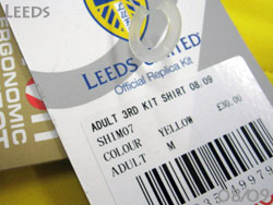 Leeds United 2008-2009 Away　リーズ・ユナイテッド　アウェイ　マクロン