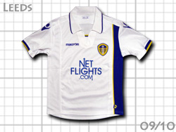 Leeds United 2009-2010 Home macron@[YEiCebh@z[@}NА