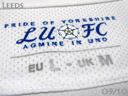 Leeds United 2009-2010 Home macron@[YEiCebh@z[@}NА