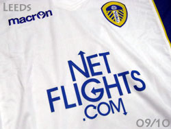 Leeds United 2009-2010 Home macron@[YEiCebh@z[@}NА