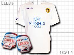 Leeds United 2010-2011 Home macron@[YEiCebh@z[@}NА