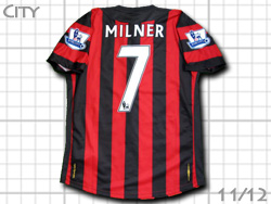 Manchester city 2011/2012 away #7 MILNER umbro@}`FX^[VeB@AEFC@~i[@Au