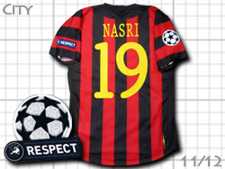 Manchester city 2011/2012 away #19 NASRI Champions League umbro@}`FX^[VeB@AEFC@@T~EiX@Au