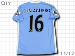 Manchester city 2011/2012 Home #16 KUN AGUERO umbro@}`FX^[VeB@z[@ZqIENEAOG@Au