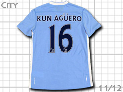 Manchester city 2011/2012 Home #16 KUN AGUERO umbro@}`FX^[VeB@z[@ZqIENEAOG@Au