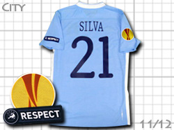 Manchester city 2011/2012 Home #21 SILVA umbro@}`FX^[VeB@z[@_rhEVo@Au