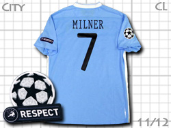 Manchester city 2011/2012 Home #7 MILNER umbro@}`FX^[VeB@z[@WF[XE~i[@Au