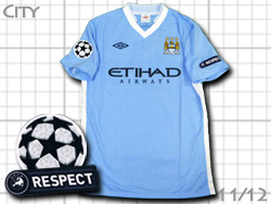 Manchester city 2011/2012 Home Champions League umbro@}`FX^[VeB@z[@Au