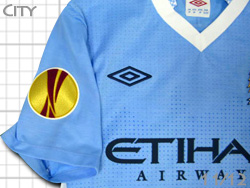 Manchester city 2011/2012 Home Europa League umbro@}`FX^[VeB@z[@[bp[O@Au