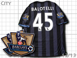 Manchester city 3rd 12/13 #45 BALOTELLI umbro@}`FX^[VeB@}IEoeb@BAEFC@T[h@Au