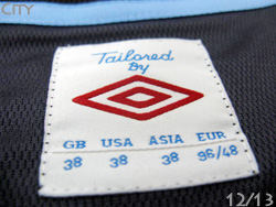 Manchester city 3rd 12/13 umbro@}`FX^[VeB@BAEFC@T[h@Au